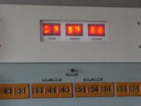 1 mile evil control panel Red digits on a control panel.